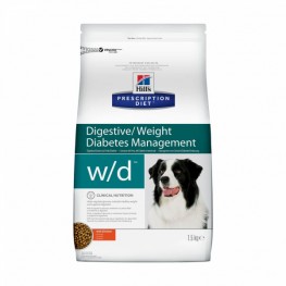 PD w/d корм для собак при диабете  1,5 кг 